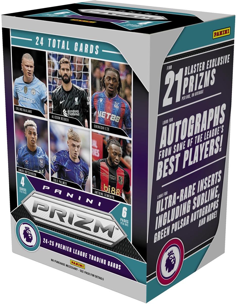 SOCCER 24-25 Panini Prizm Premier League EPL Blaster Box