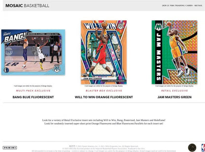 NBA Panini 2020-2021 Mosaic Basketball Blaster Box