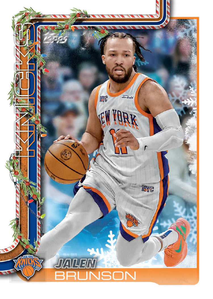 NBA 2025/26 Topps Holiday NBA Basketball Mega Box