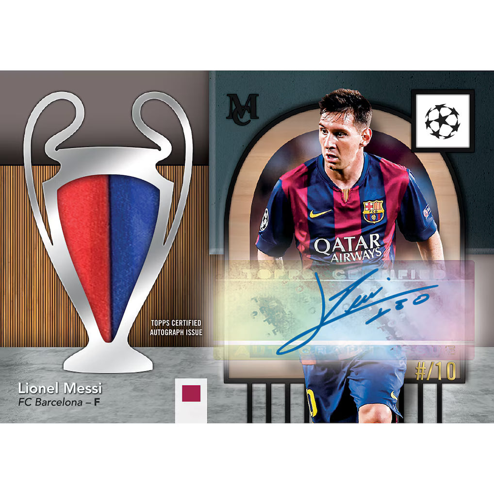 SOCCER 2024/25 Topps UCC Museum Collection Hobby Box