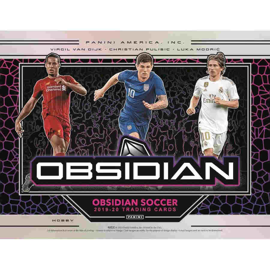2019-20 Panini Obsidian Soccer Card Box (4 Auto/Memo)