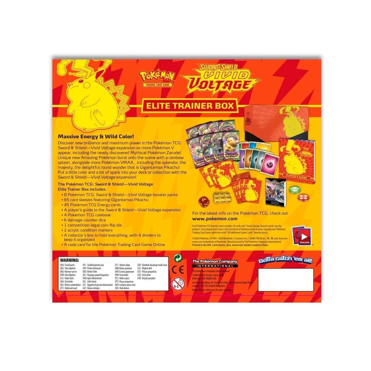 POKEMON Vivid Voltage Elite Trainer Box ETB EN