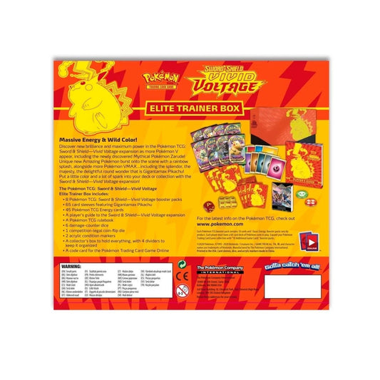 POKEMON Vivid Voltage Elite Trainer Box ETB EN