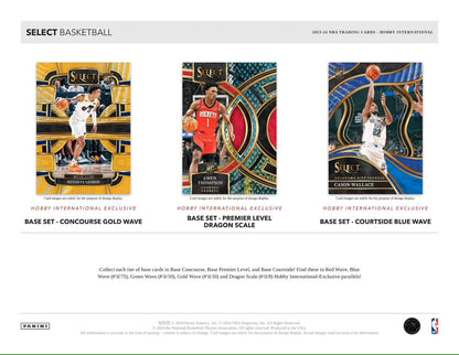 NBA 2023-24 Panini Select Basketball Hobby International Box