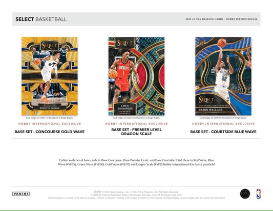 NBA 2023-24 Panini Select Basketball Hobby International Box