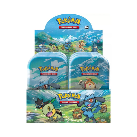 POKEMON Strahlende Sterne - Sinnoh-Stars Mini-Tins CASE - DE