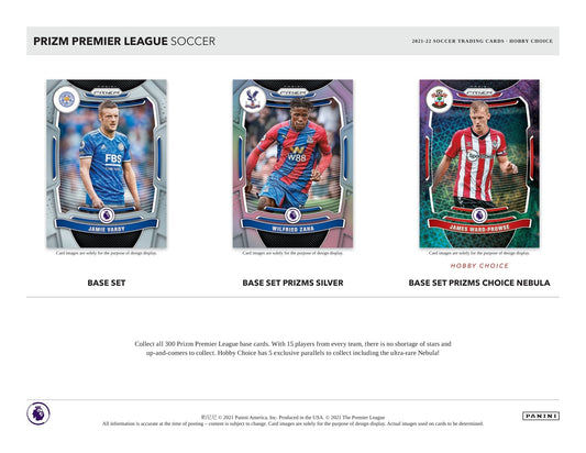 SOCCER 2021-22 Panini Prizm Premier League Hobby Choice Box