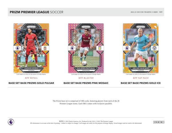 SOCCER 2022-23 prizm EPL retail box