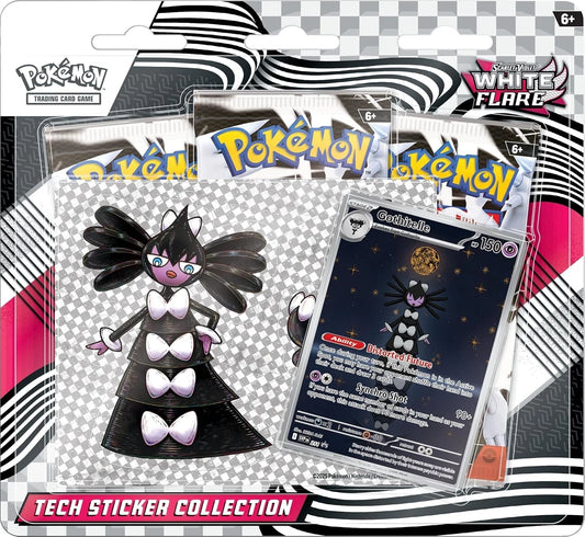 Pokemon White Flare Tech Sticker Collection 3er Blister EN