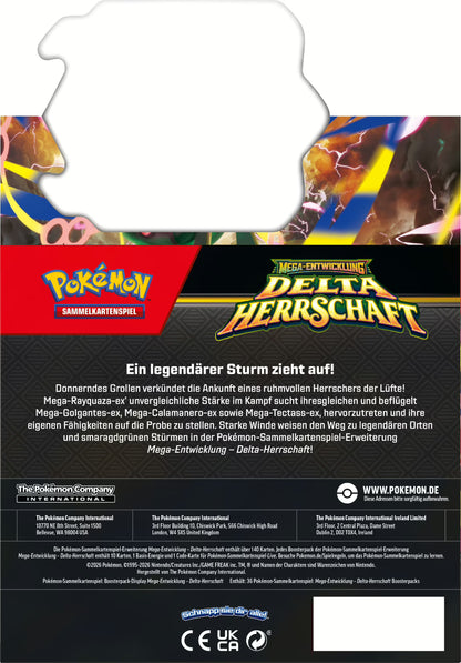 POKEMON Delta-Herrschaft Booster 36er Box Display DE (EVT 06. November 2026)