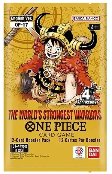 One Piece The World's Strongest Warriors (OP-17) Booster Box EN  (Vorbestellung !! erscheint voraussichtlich erst nach dem 28.8.2026)