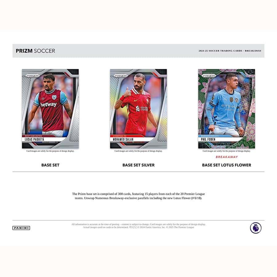SOCCER 2024-25 Panini Prizm English Premier League Breakaway Hobby box