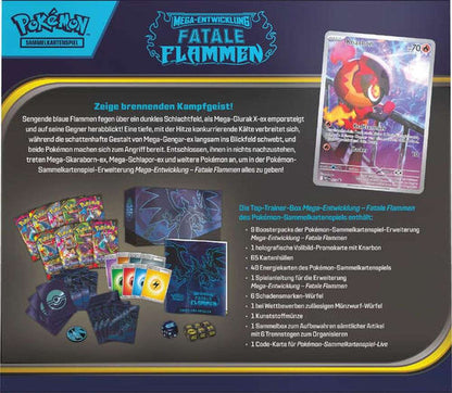 POKEMON Mega-Entwicklung: Fatale Flammen Top Trainer Box DE