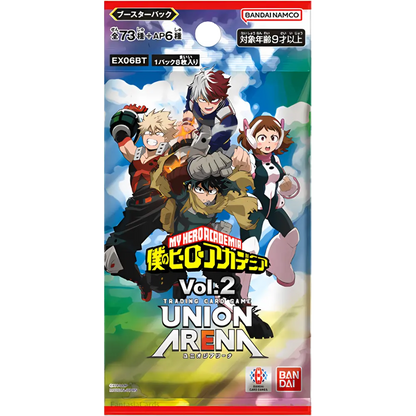 UNION ARENA - My Hero Academia Volume 2 Booster Display  JP