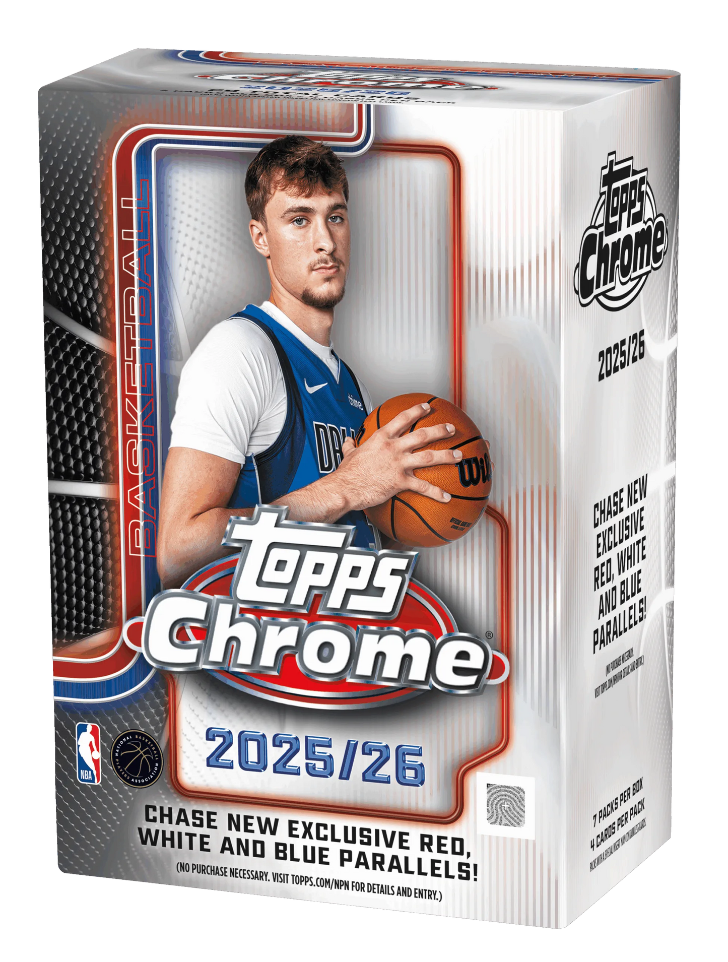 NBA 2025-26 Topps Chrome Basketball Blaster Box
