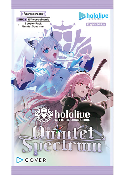 hololive OFFICIAL CARD GAME Quintet Spectrum Booster Display (12 packs) - EN