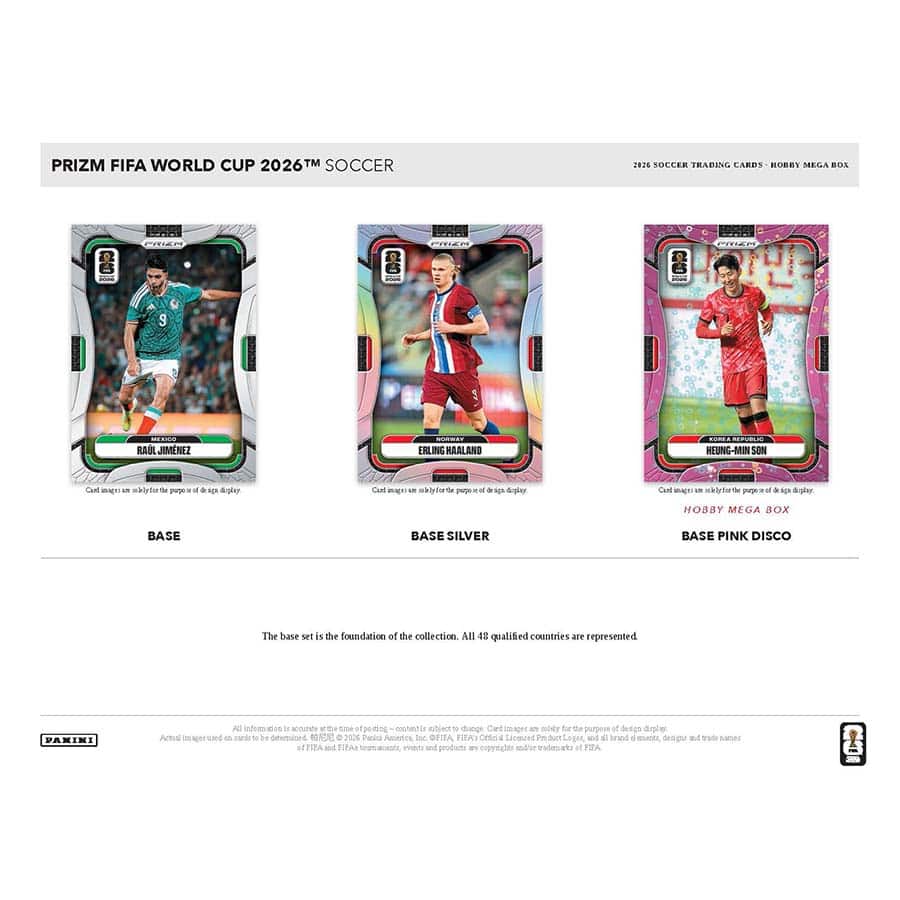 2026 Panini Prizm FIFA World Cup Soccer Cards Hobby Mega Box