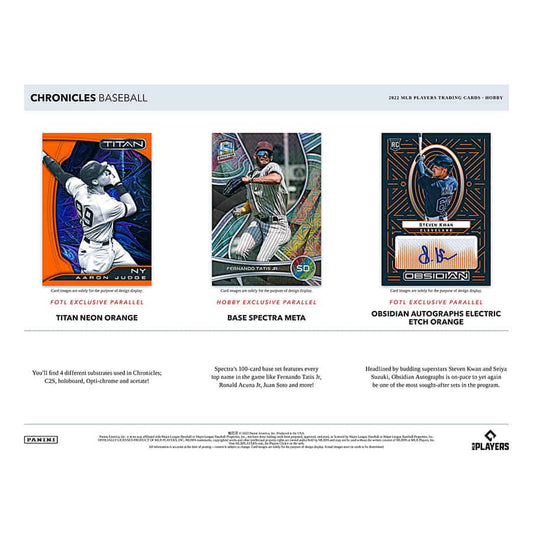 BASEBALL 2022 Chronicles Blasterbox