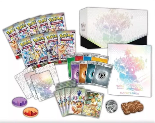 POKEMON Prismatic Evolutions Elite-Trainer-Box (Englisch) ETB