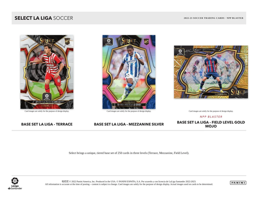 SOCCER 2022/23 Panini Select La Liga Blaster Box