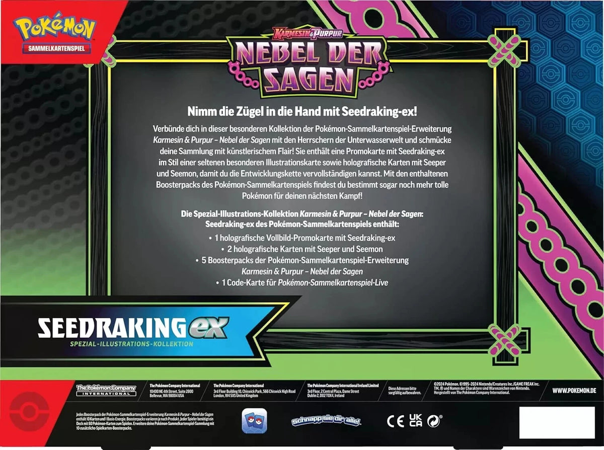 POKEMON Nebel der Sagen - Seedraking EX Spezial-Illustrations-Kollektion DE