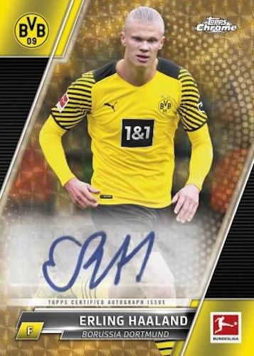 SOCCER 2021-22 Topps Chrome Bundesliga LITE Hobby Box -4 Raywave Parallels pro Box