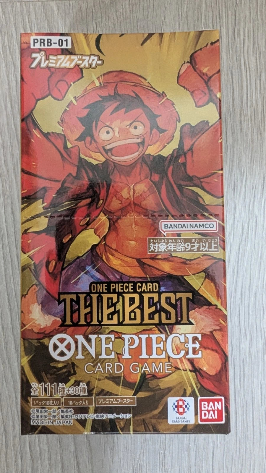 One Piece PRB01 PRB-01 The Best Vol 1 Japanese Booster Box JP