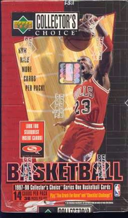 NBA 1997/98 Upper Deck Collector's Choice Series 1 Basketball Hobby Box