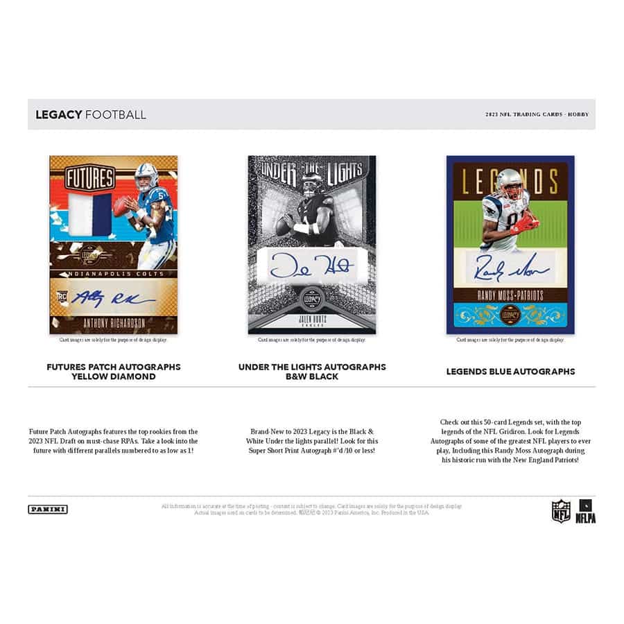 NFL 2023 Panini Legacy Football Hobby box