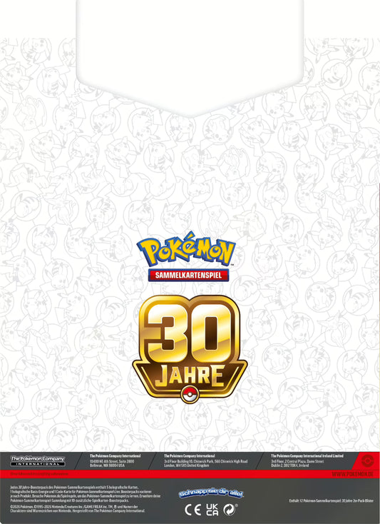 POKEMON 30 Jahre 2-Pack Blister  DE  (EVT 16. September 2026)