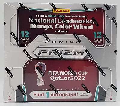 SOCCER 2022 Panini Prizm World Cup Soccer Hobby box Display