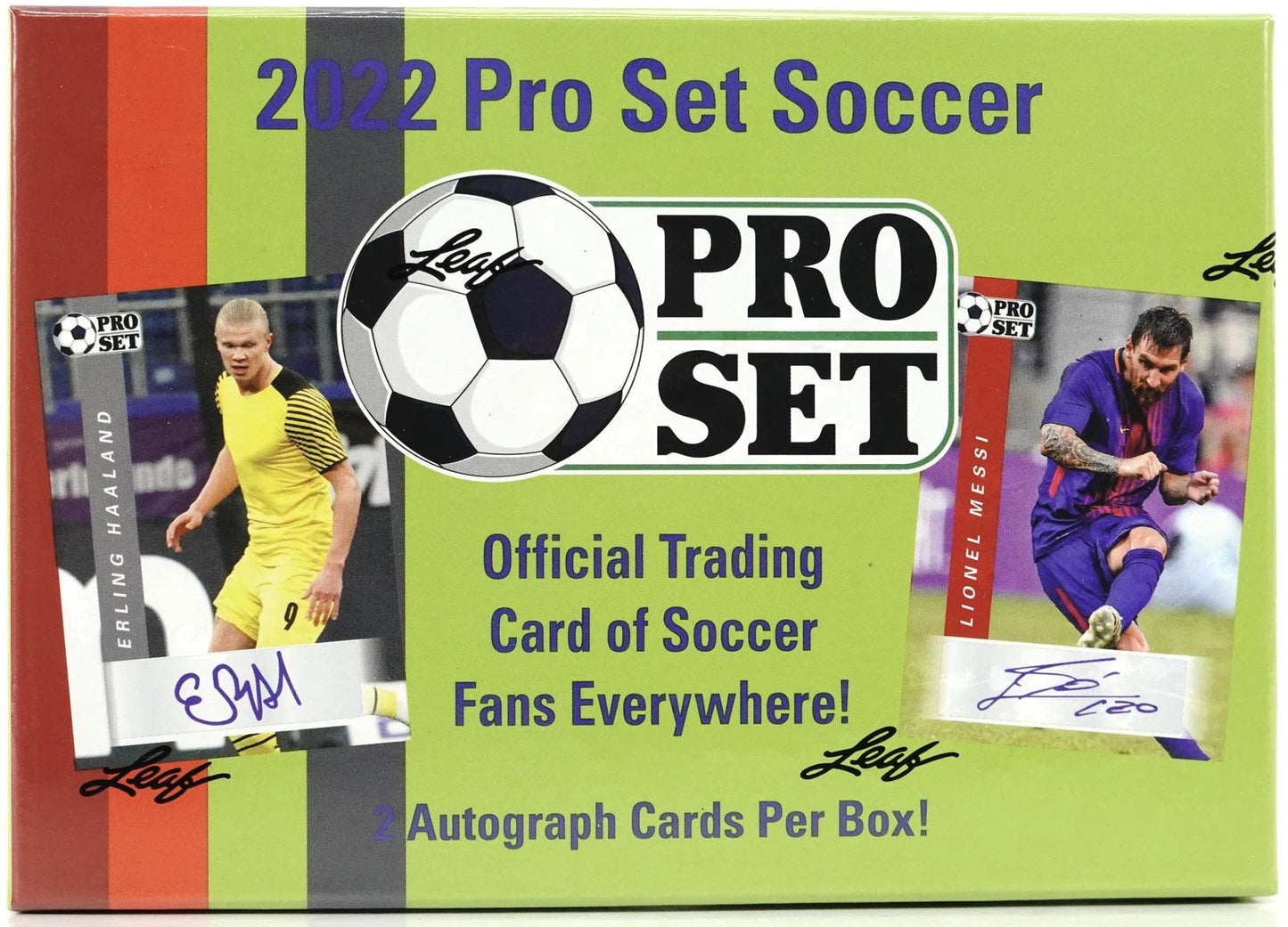 2022 Pro Set Soccer Card Box (2 Auto)
