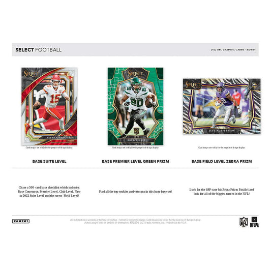 NFL 2022 Panini Select Hobby Box