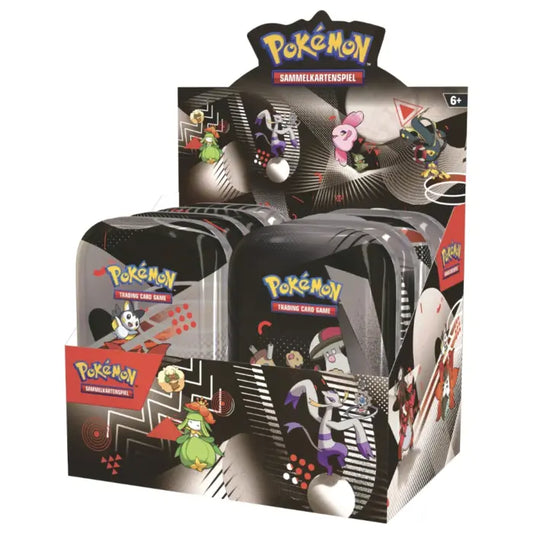POKEMON Schwarze Blitze / Weiße Flammen  10.5 Mini-Tin (8er Set) komplette Box (ab 01.08.2025)