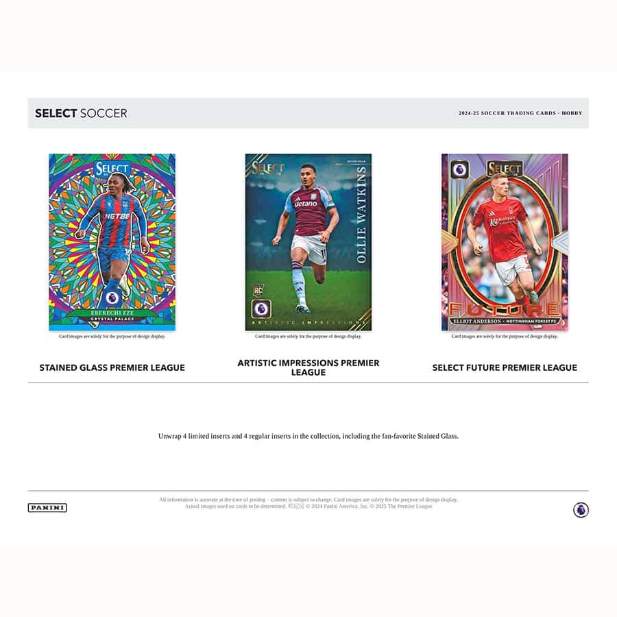 SOCCER 2024-25 Panini Select English Premier League Hobby (3 Auto/ Memo)