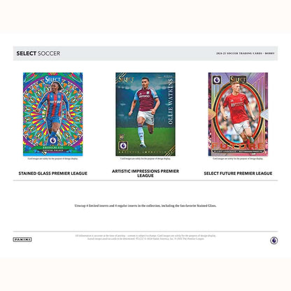 SOCCER 2024-25 Panini Select English Premier League Hobby (3 Auto/ Memo)