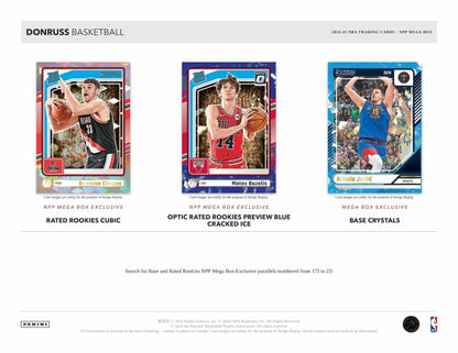 NBA 2024-25 Donruss Basketball Cards mega box