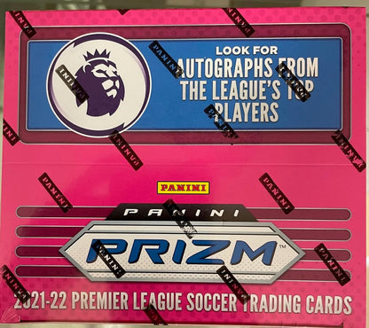 SOCCER 2021/22 Panini Prizm Premier League EPL (Fußball) Retail Box