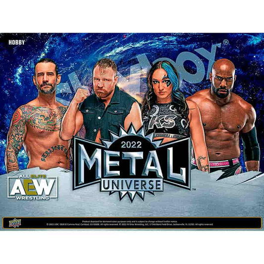 WWE 2022 Upper Deck All Elite Wrestling Skybox Metal Universe Hobby Box