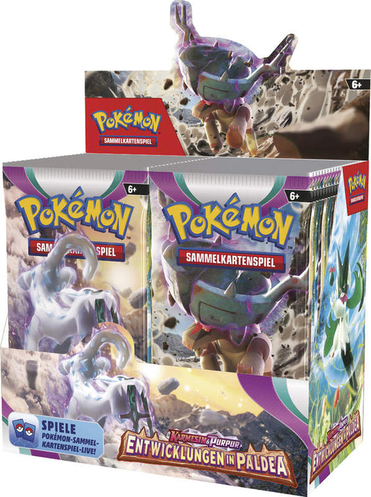 POKEMON - Karmesin & Purpur Entwicklungen in Paldea - DISPLAY (36 Booster) DEUTSCH