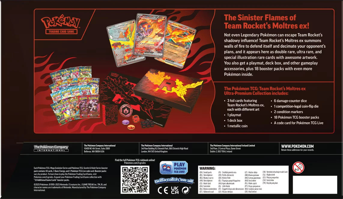 POKEMON Team Rocket Moltres ex Ultra-Premium Collection EN