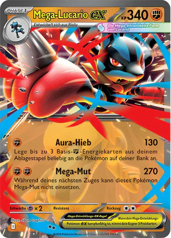 Pokemon Mega Entwicklungen Lucario+ Guardevoir Top Trainer Box Bundle DE