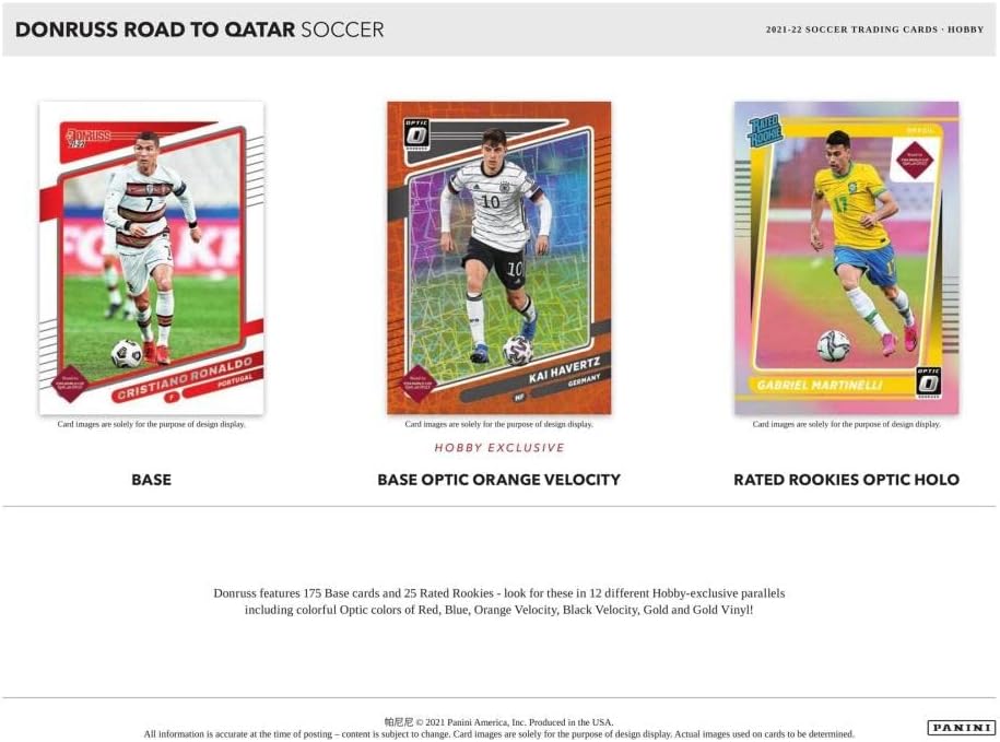 SOCCER 2021-22 Donruss Hobby Box WM