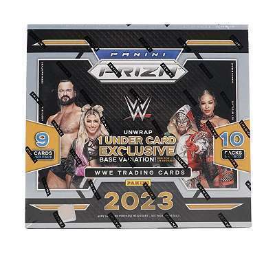 WWE 2023 Panini Prizm Under Card Trading Card Box (1) Autographed