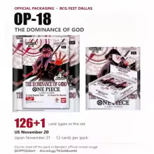 One Piece The Dominance of God Booster Display Box OP-18 (24 Packs) - EN Vorbestellung !!! EVT 20. November 2026
