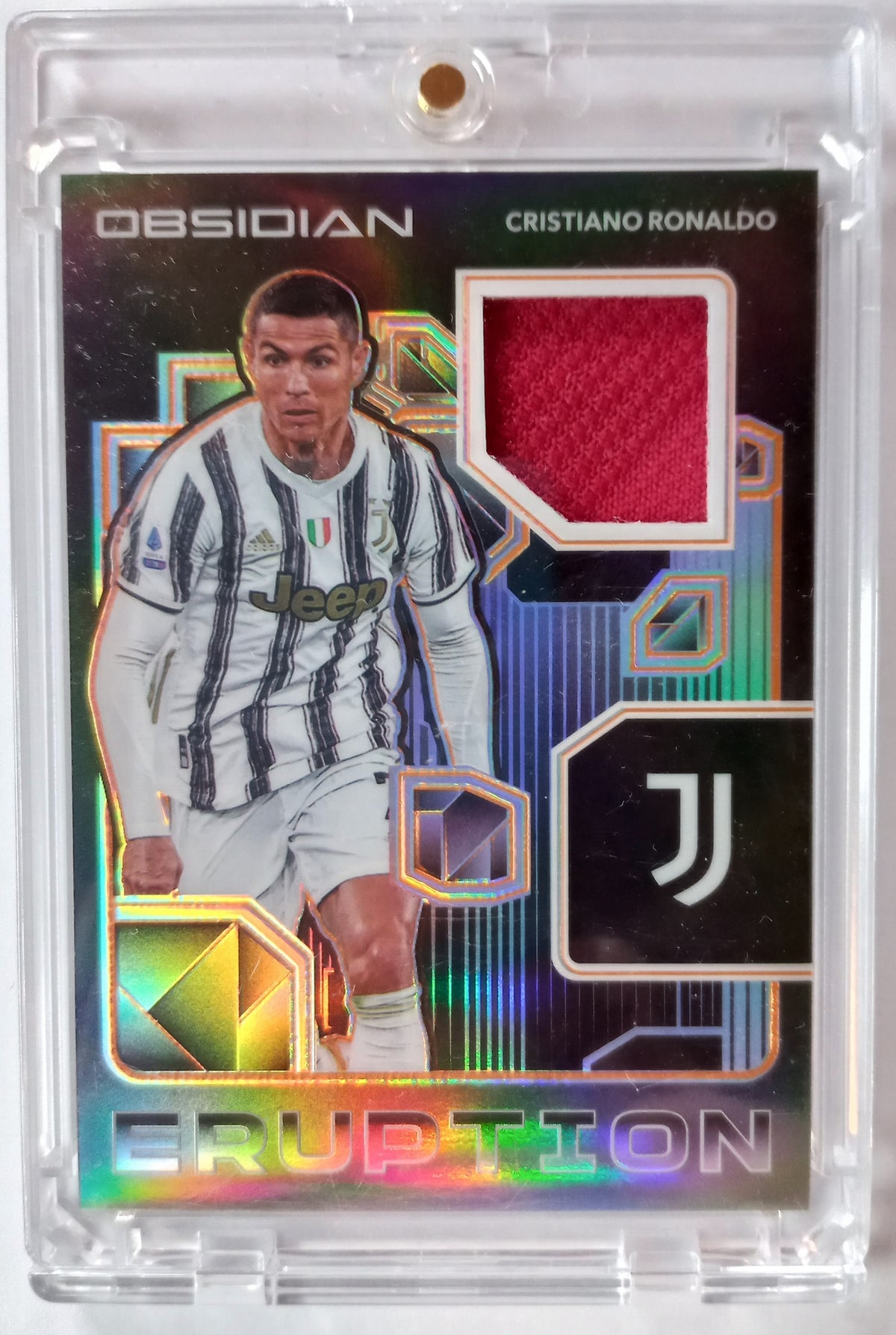Christiano Ronaldo CR7 Topps Obsidian worn/used material 20/50