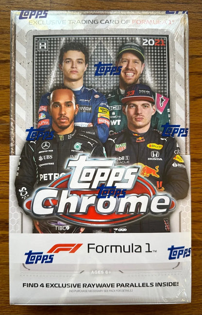 F1 2021 Topps Formula 1 Chrome Racing Hobby Lite