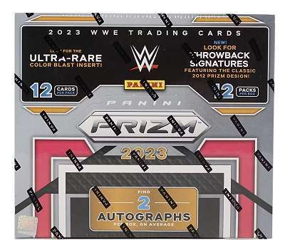 WWE 2023 Panini Prizm Hobby box (2 Autographed Cards)