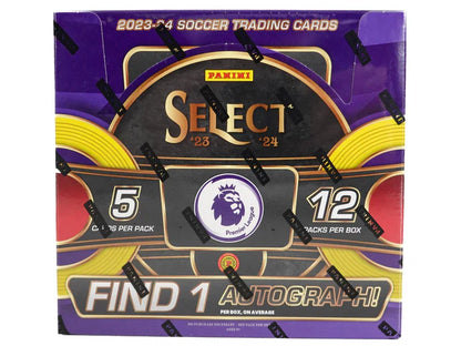 SOCCER 2023-24 Panini Select Premier League (Fußball) International Hobby Box 1 Auto