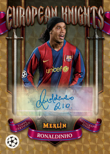 SOCCER 2024-25 Topps Merlin UEFA Blaster Box 40er CASE